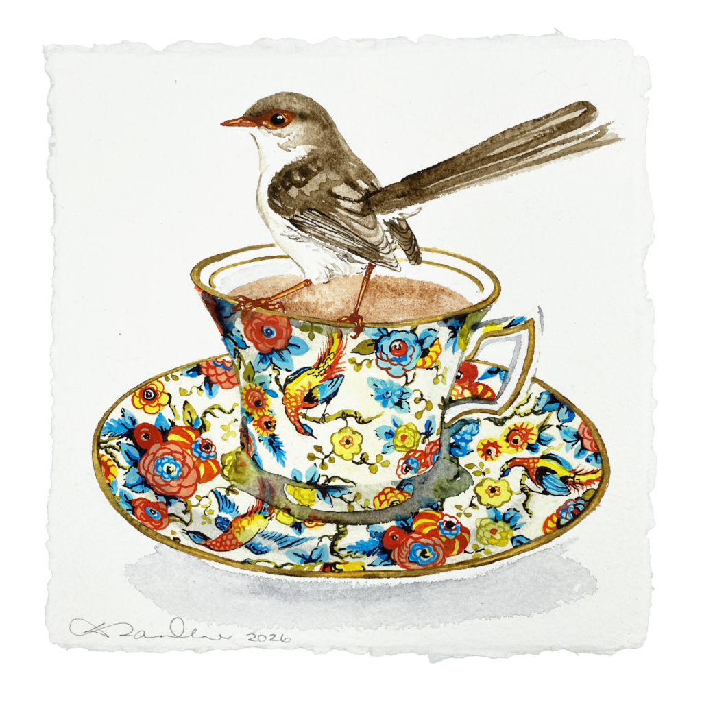 Jenny Wren Exotic Birds Chintz 2026