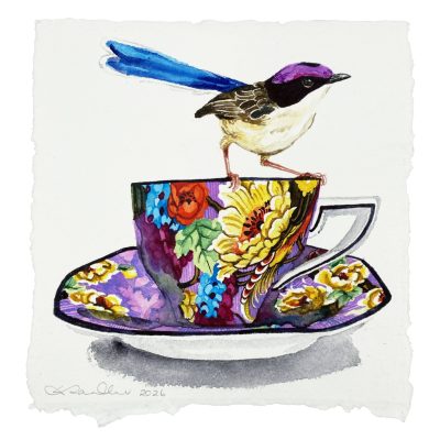 Purple Crowned Ducal Mauve Chintz 2026