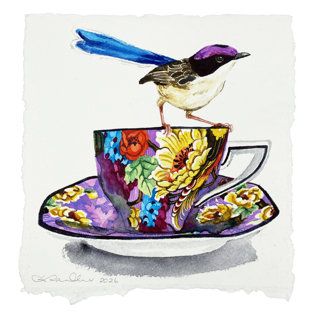 Purple Crowned Ducal Mauve Chintz 2026